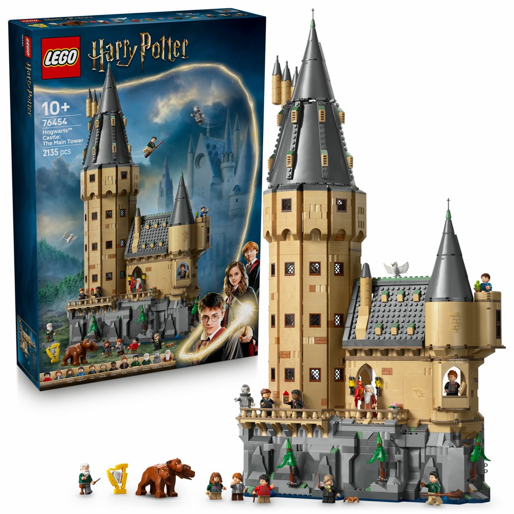 LEGO Harry Potter 76454 Zamek Hogwart: Główna wieża — oryginalny zestaw klocków LEGO