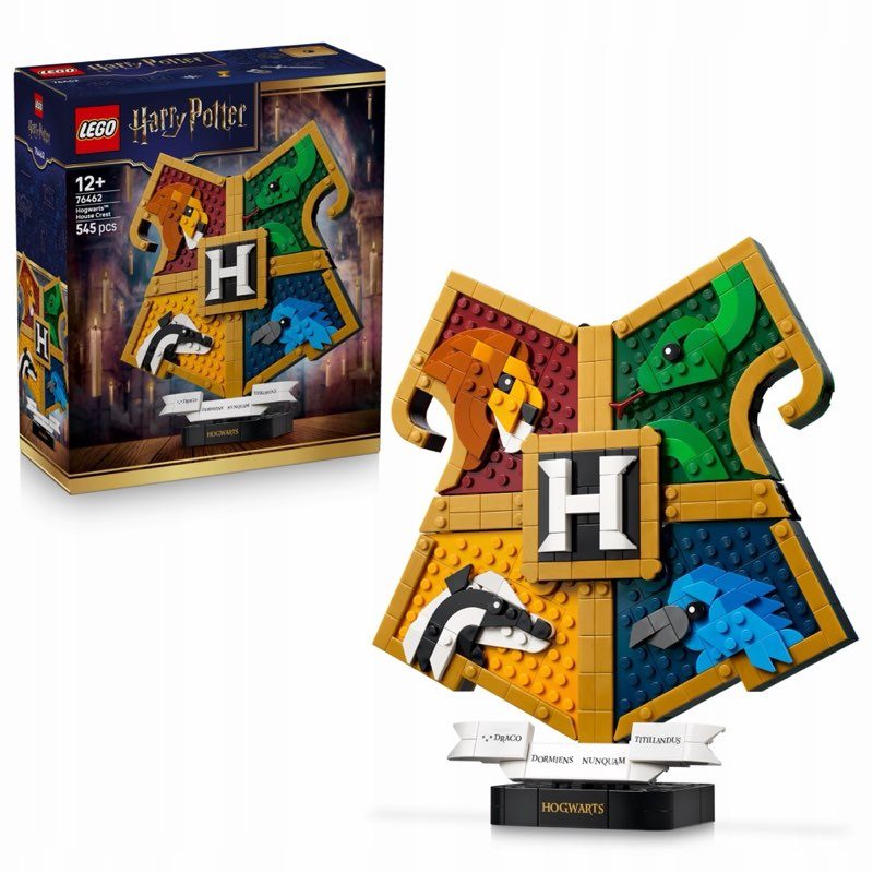 LEGO Harry Potter 76462 Herb Gryffindoru — oryginalny zestaw klocków LEGO