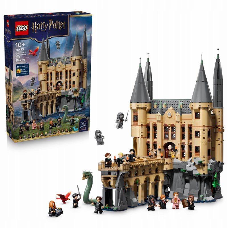 LEGO Harry Potter 76473 Zamek Hogwart: Wschodnie skrzydło — oryginalny zestaw klocków LEGO
