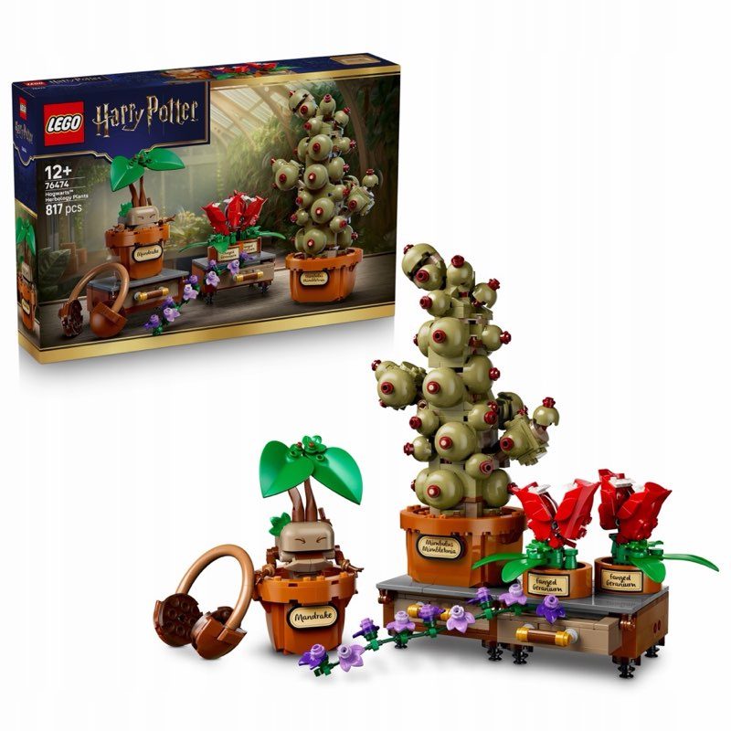 LEGO Harry Potter 76474 Zielnik w Hogwarcie — oryginalny zestaw klocków LEGO