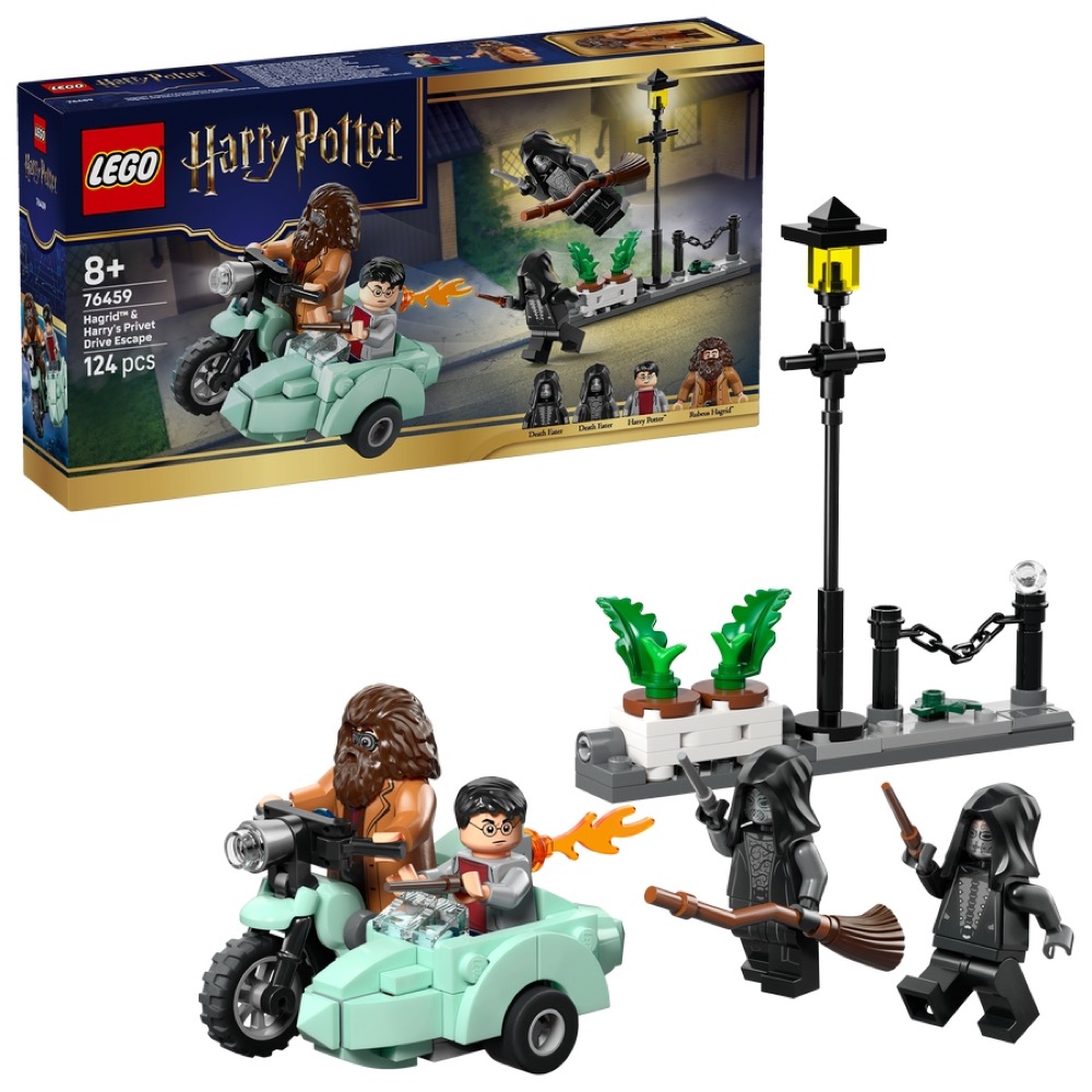 LEGO Harry Potter Ucieczka Hagrida i Harry'ego z Privet Drive 76459 — oryginalny zestaw klocków LEGO
