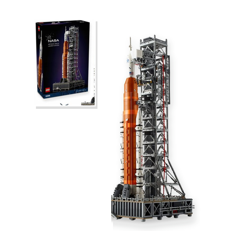 LEGO Icons 10341 Rakieta SLS NASA Artemis mobilna wieża startowa
