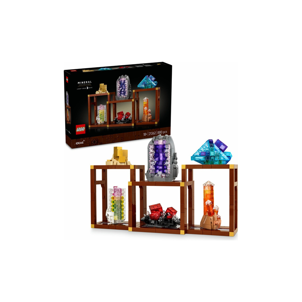LEGO IDEAS 21362 KOLEKCJA MINERAŁÓW zestaw klocków kolekcjonerski +18 lat