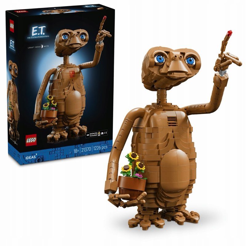 LEGO Ideas 21370 E.T. the Extra-Terrestrial — oryginalny zestaw klocków LEGO