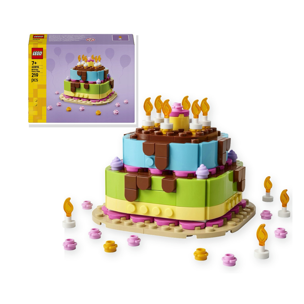 LEGO Ikoniczny 40815 Tort urodzinowy