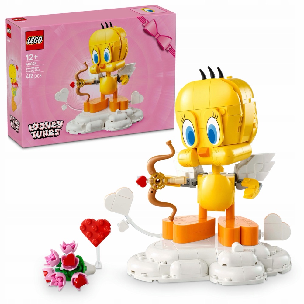 LEGO Ikoniczny 40824 Uroczy Ptak Tweety — oryginalny zestaw klocków LEGO