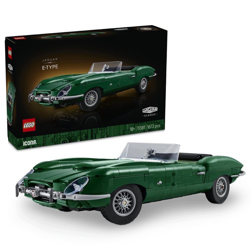 LEGO Ikony 11381 Jaguar E-Type — oryginalny zestaw klocków LEGO