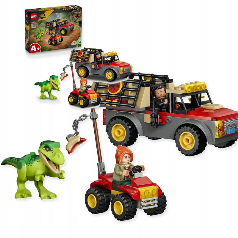LEGO Jurassic World 77978 Ciężarówka do transportu małego T-rexa — oryginalny zestaw klocków LEGO