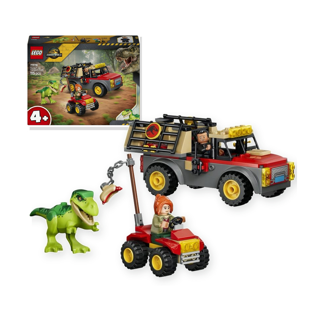 LEGO Jurassic World 77978 Ciężarówka do transportu małego T-rexa