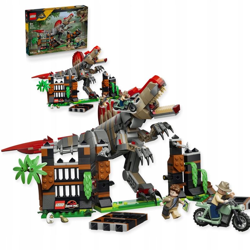 LEGO Jurassic World 77982 Ucieczka dinozaura Spinozaura — oryginalny zestaw klocków LEGO