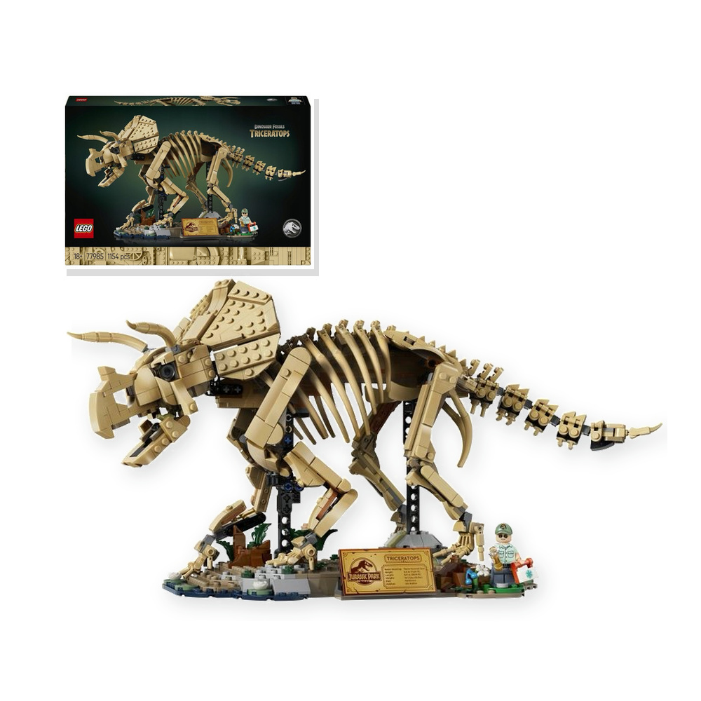 LEGO Jurassic World 77985 Skamieniałość dinozaura: Triceratops