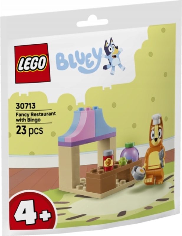 LEGO Klocki Bluey 30713 Wytworna restauracja z Bingo — oryginalny zestaw klocków LEGO