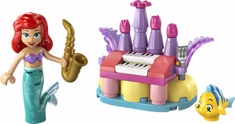 LEGO Klocki Disney 30720 Urodzinowa potańcówka Arielki i Florka — oryginalny zestaw klocków LEGO