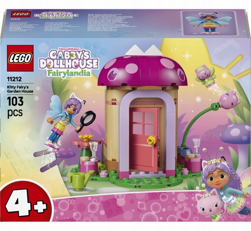 LEGO Koci domek Gabi 11212 Domek w ogrodzie Wróżkici — oryginalny zestaw klocków LEGO