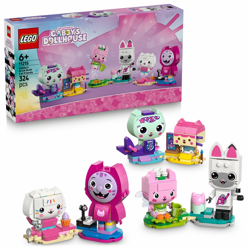 LEGO Koci domek Gabi Koci przyjaciele Gabi z klocków 11215 — oryginalny zestaw klocków LEGO