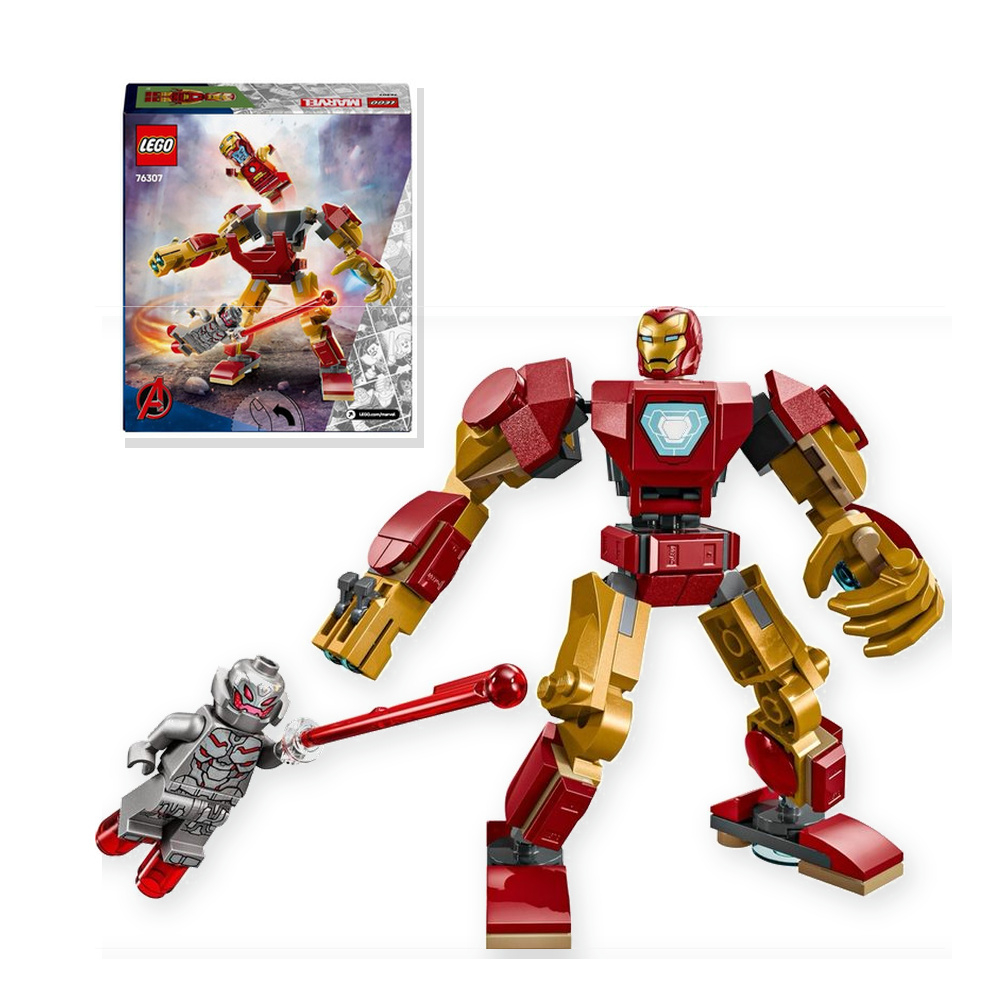 LEGO Marvel Mech Iron Mana kontra Ultron 76307