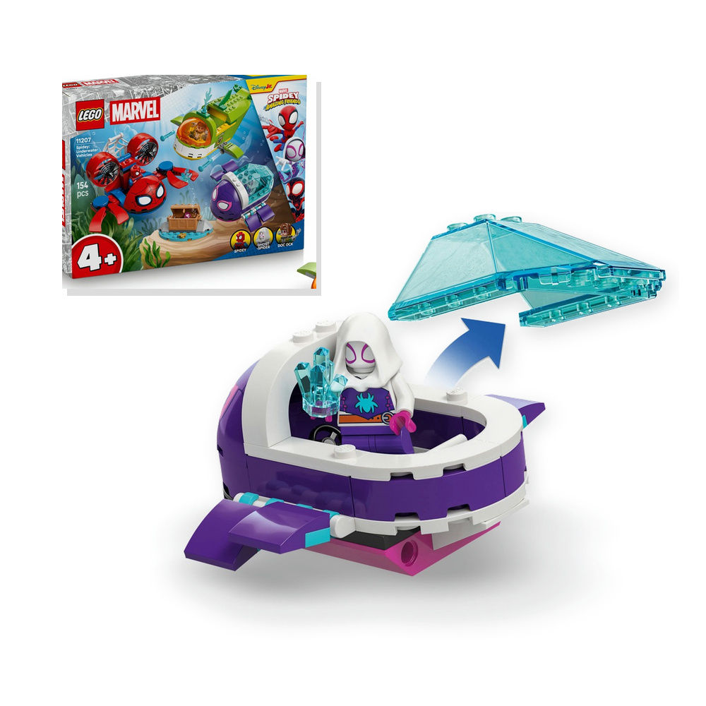 LEGO Marvel Spidey i jego super kumple 11207 Spidey: Podwodne pojazdy