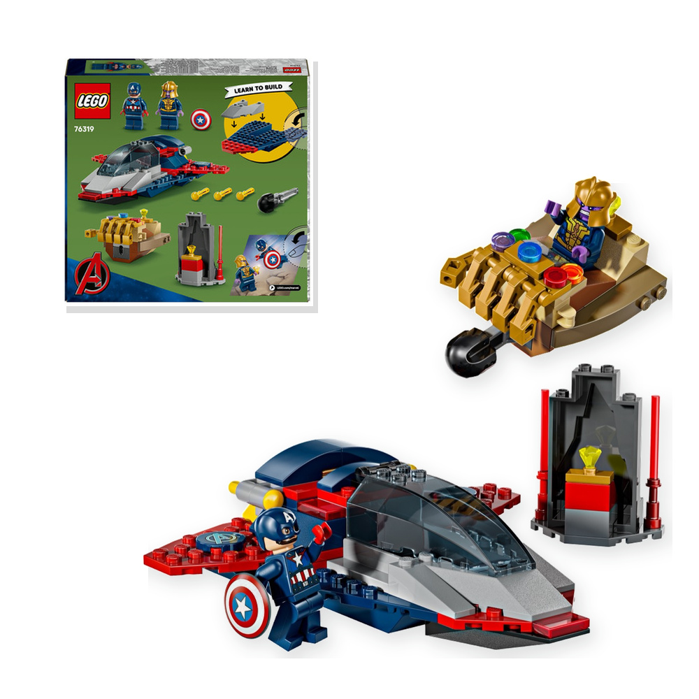 LEGO Marvel Super Heroes 76319 Kapitan Ameryka kontra Thanos Statek bojowy