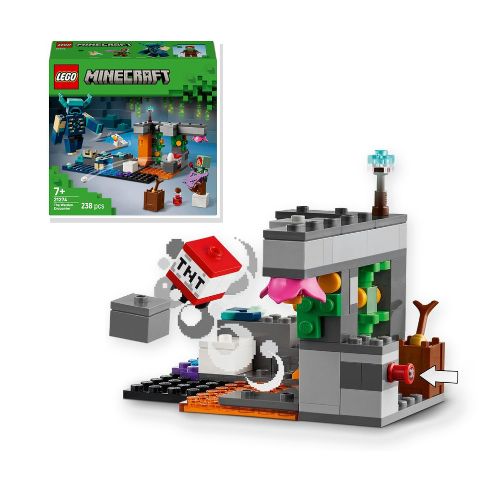 LEGO Minecraft 21274 Spotkanie ze strażnikiem