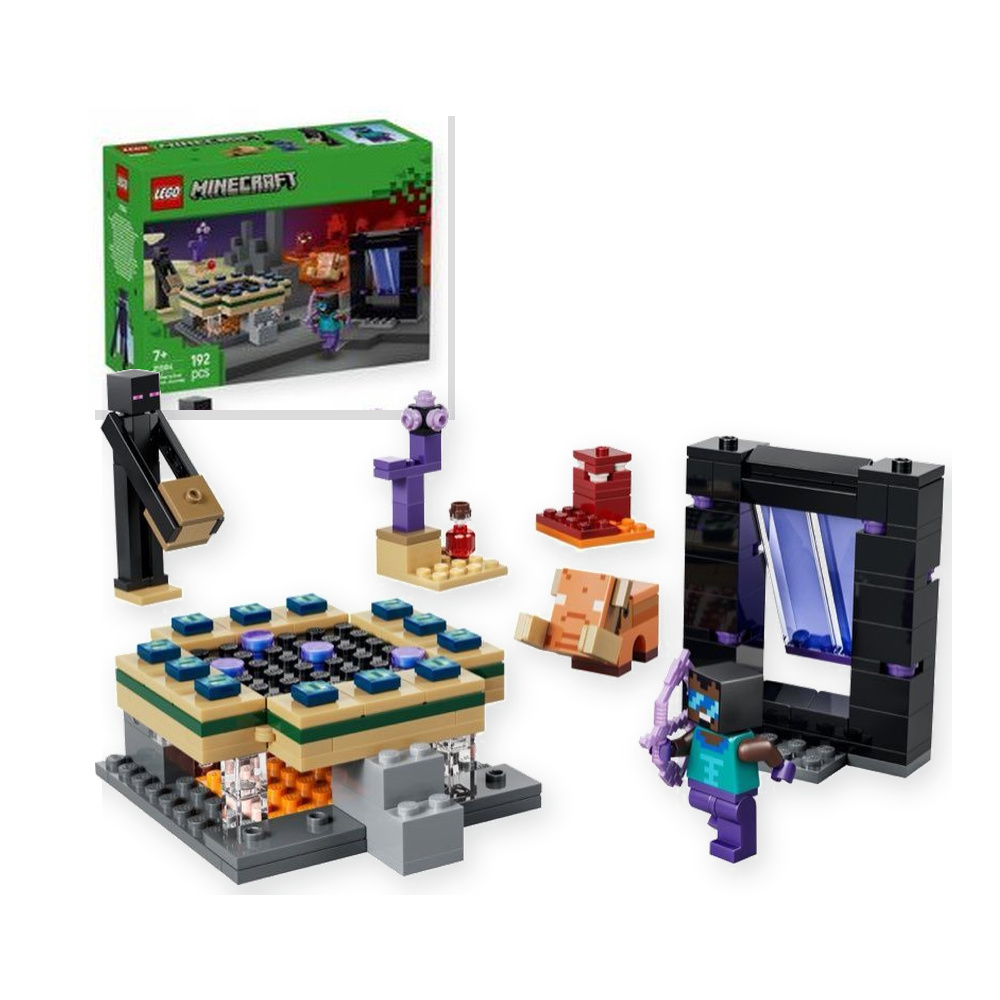 LEGO Minecraft 21584 Podróż przez portal do Netheru i Endu