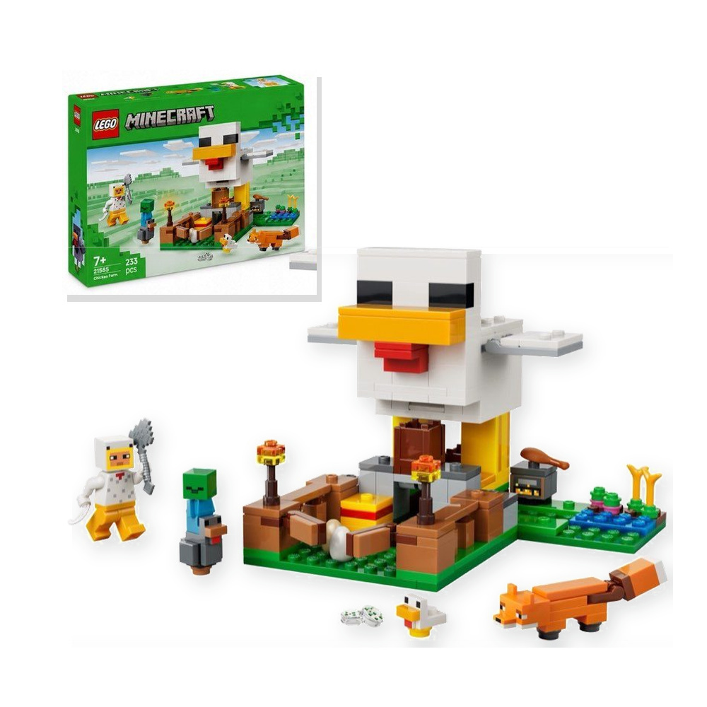 LEGO Minecraft 21585 Farma kurczaków