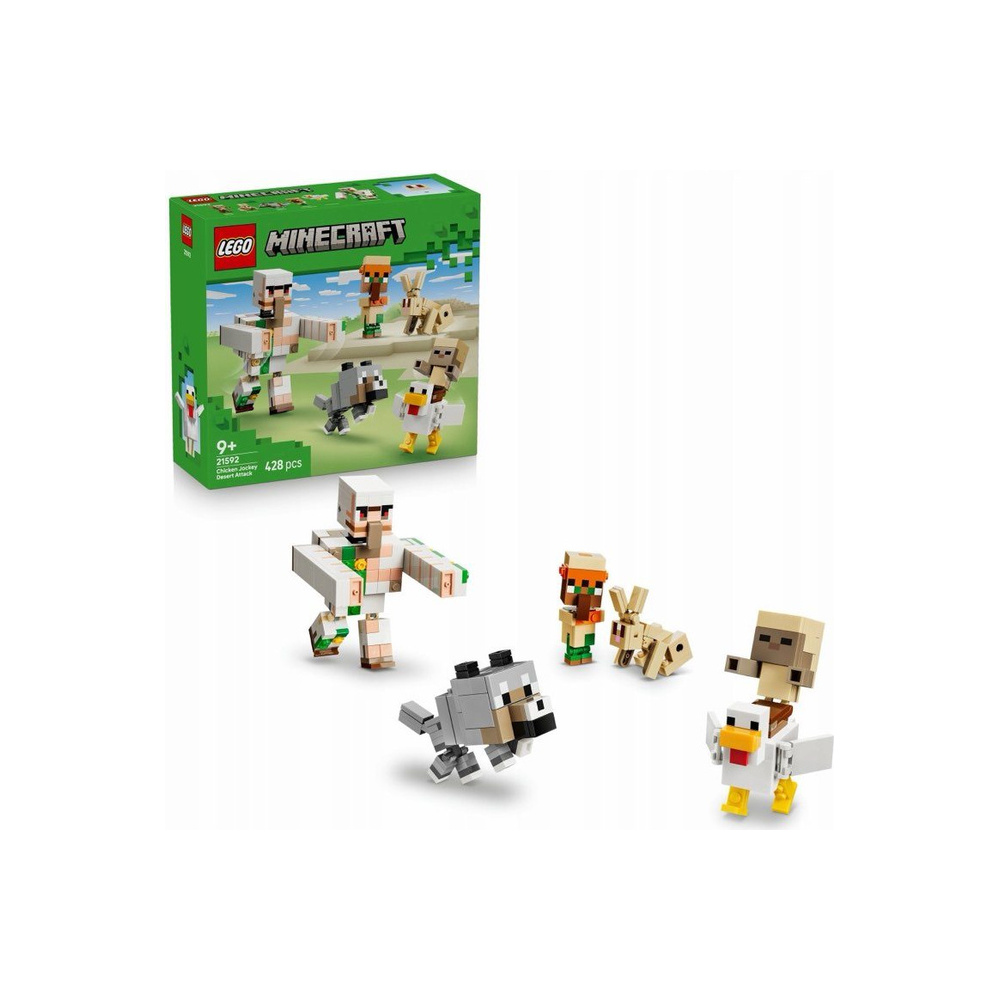 LEGO Minecraft 21592 Kurczaki w pustynnym ataku