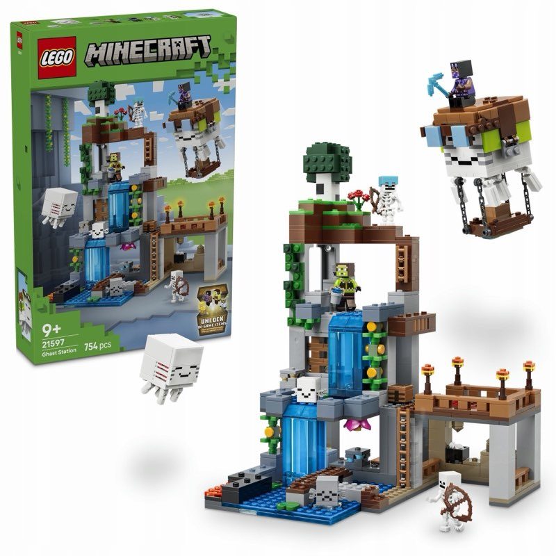 LEGO Minecraft 21597 Diabelska baza — oryginalny zestaw klocków LEGO