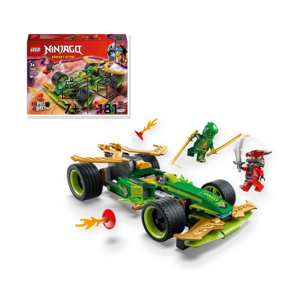 LEGO Ninjago 71828 Samochód wyścigowy Lloyda z napędem typu pull-back