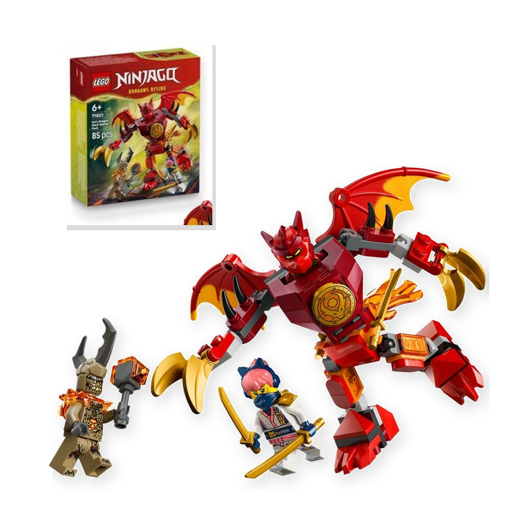 LEGO Ninjago 71851 Smok-mech Kaia zestaw bitewny
