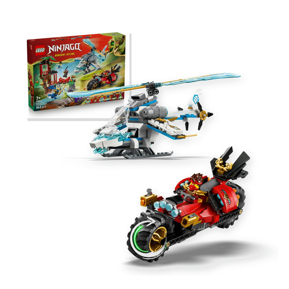 LEGO Ninjago 71857 Bitwa ninja: domek na drzewie z pojazdami