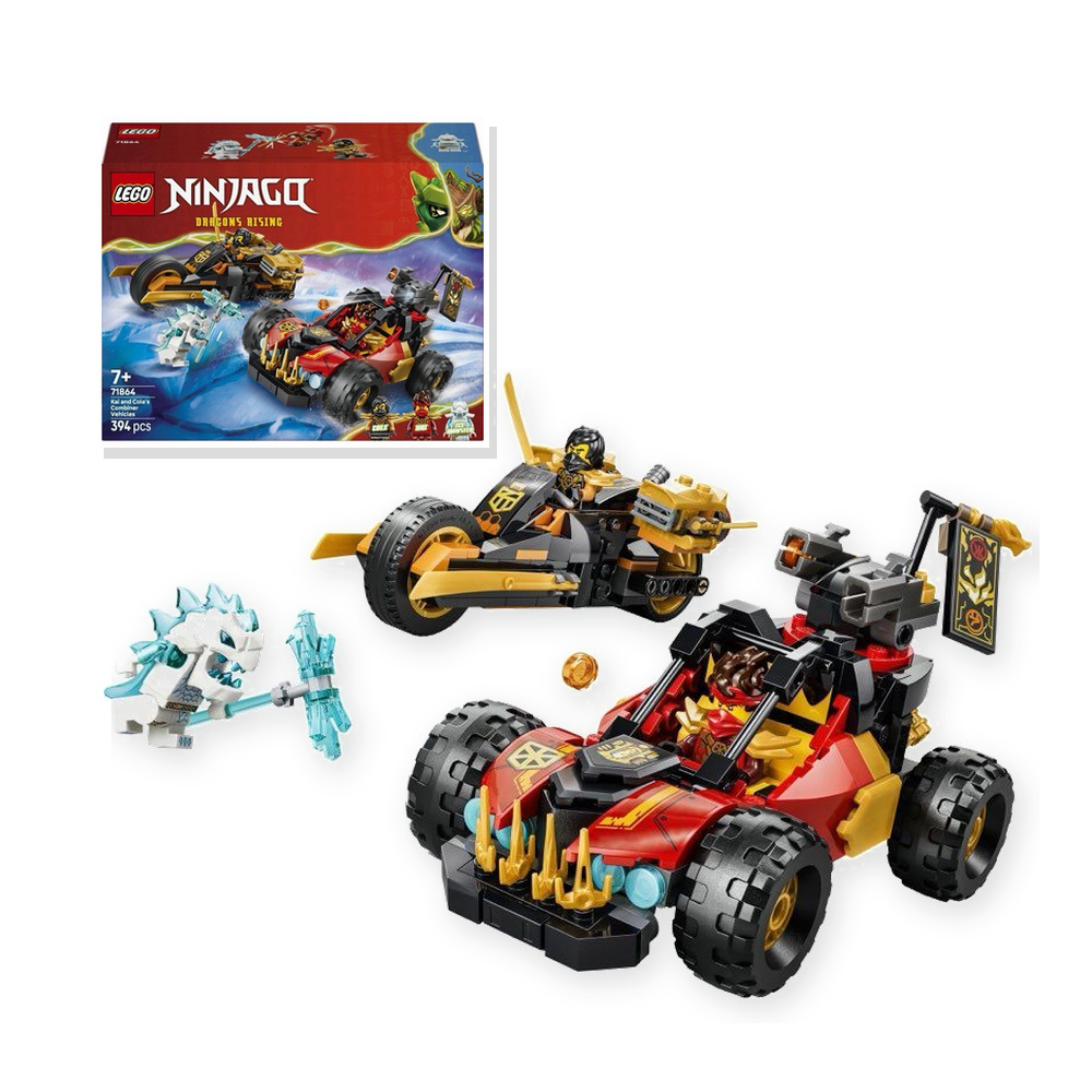 LEGO NINJAGO 71864 Połączalne pojazdy Kaia i Cole'a