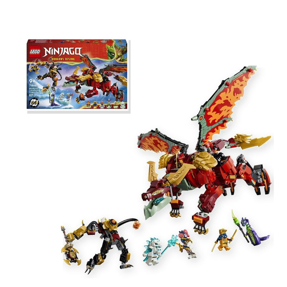 LEGO NINJAGO 71868 Wyldfyre i transformowalny kombinezon smoka