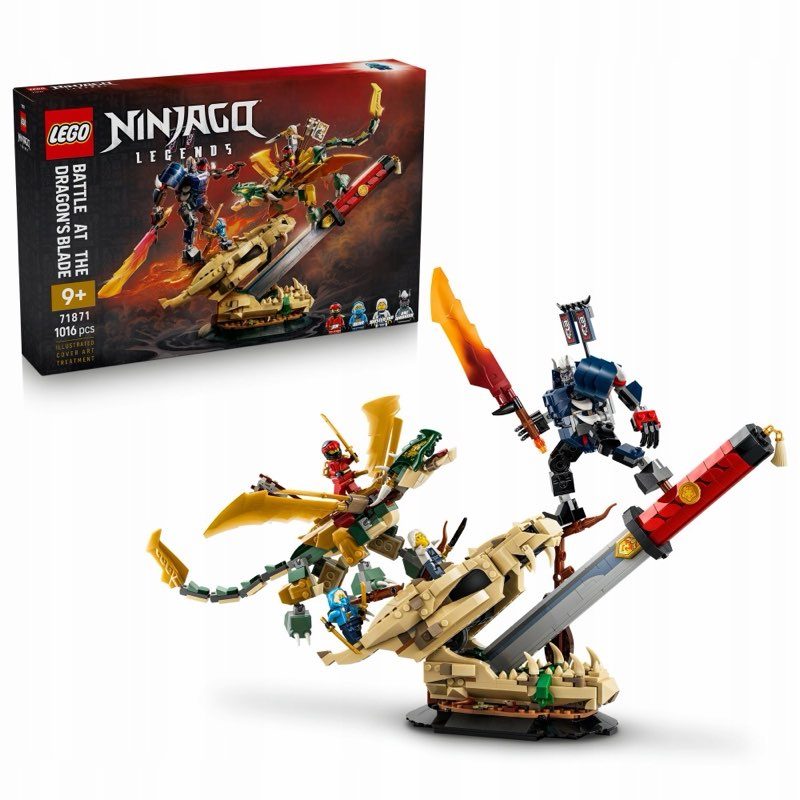LEGO NINJAGO 71871 Bitwa o Ostrze Smoka — oryginalny zestaw klocków LEGO