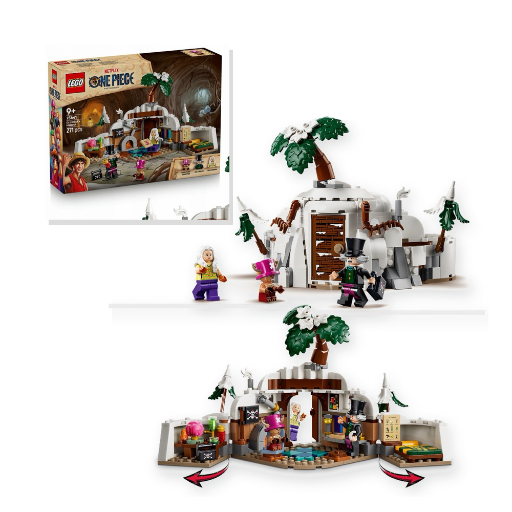 LEGO ONE PIECE 75641 Kryjówka Doktora Hiriluka