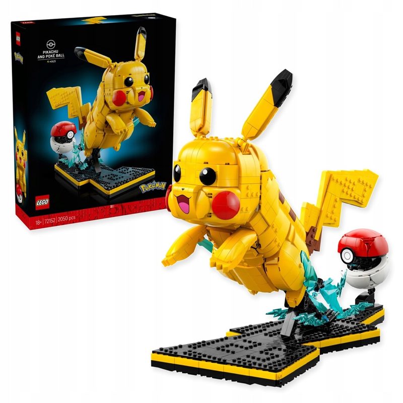 LEGO Pokémon Pikachu i Pokéball 72152 — oryginalny zestaw klocków LEGO