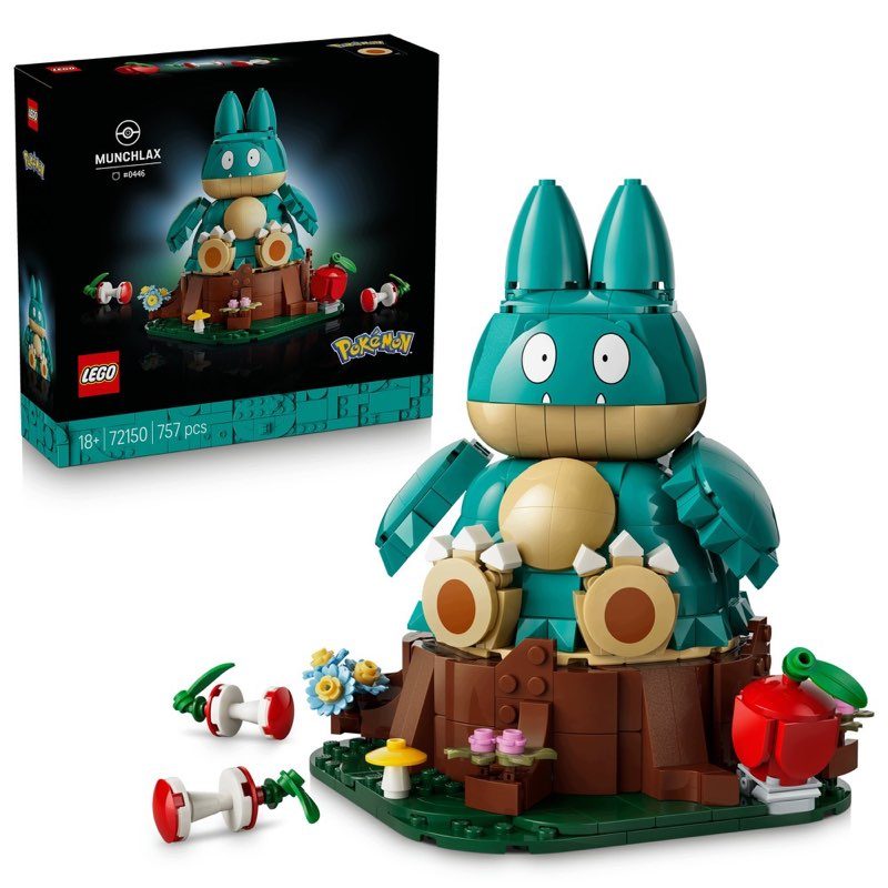 LEGO Pokemon 72150 Munchlax — oryginalny zestaw klocków LEGO