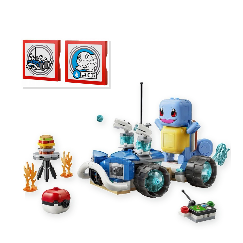 LEGO Pokemon 72156 SP: Przygoda Trenera ze Squirtle i pojazdem terenowym