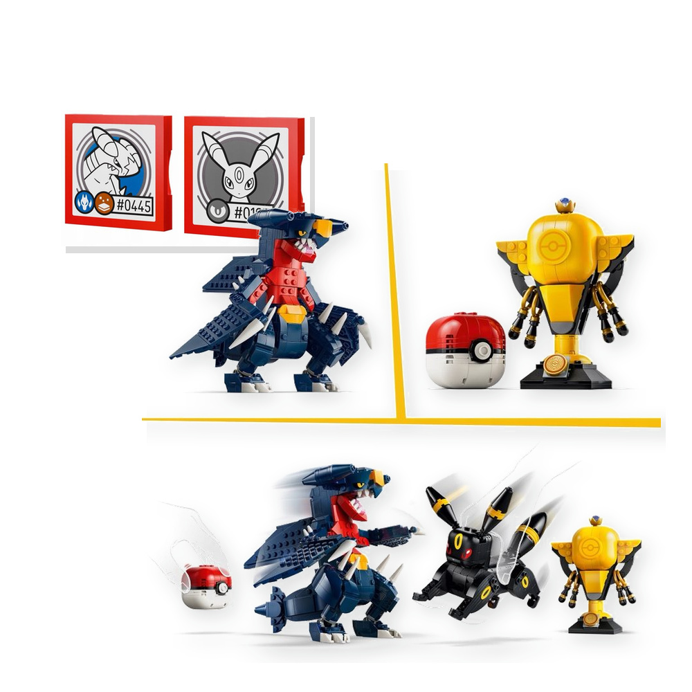 LEGO Pokemon 72165 SMART Play: Umbreon kontra Garchomp walka o mistrzostwo