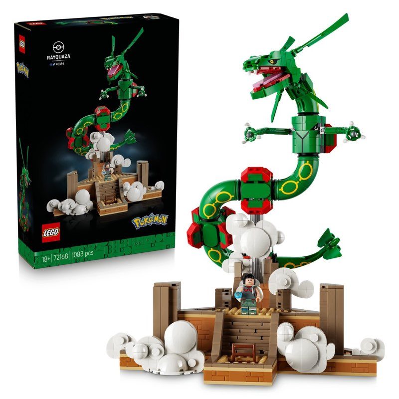 LEGO Pokemon 72168 Rayquaza — oryginalny zestaw klocków LEGO