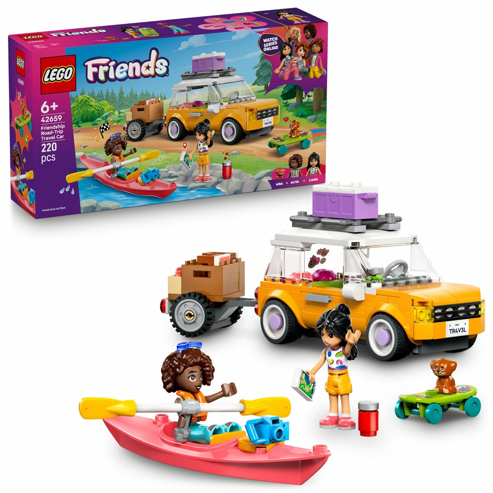 LEGO Przyjaciele 42659 Wycieczka samochodowa ze znajomymi — oryginalny zestaw klocków LEGO