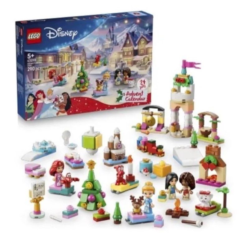 LEGO DISNEY PRINCESS 43298 Kalendarz — oryginalny zestaw klocków LEGO