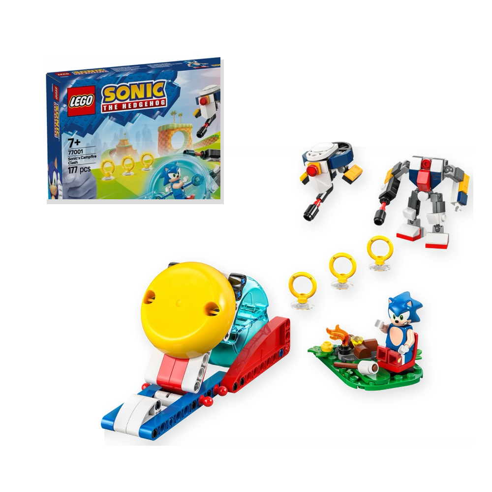LEGO Sonic The Hedgehog 77001 Sonic i pojedynek przy ognisku