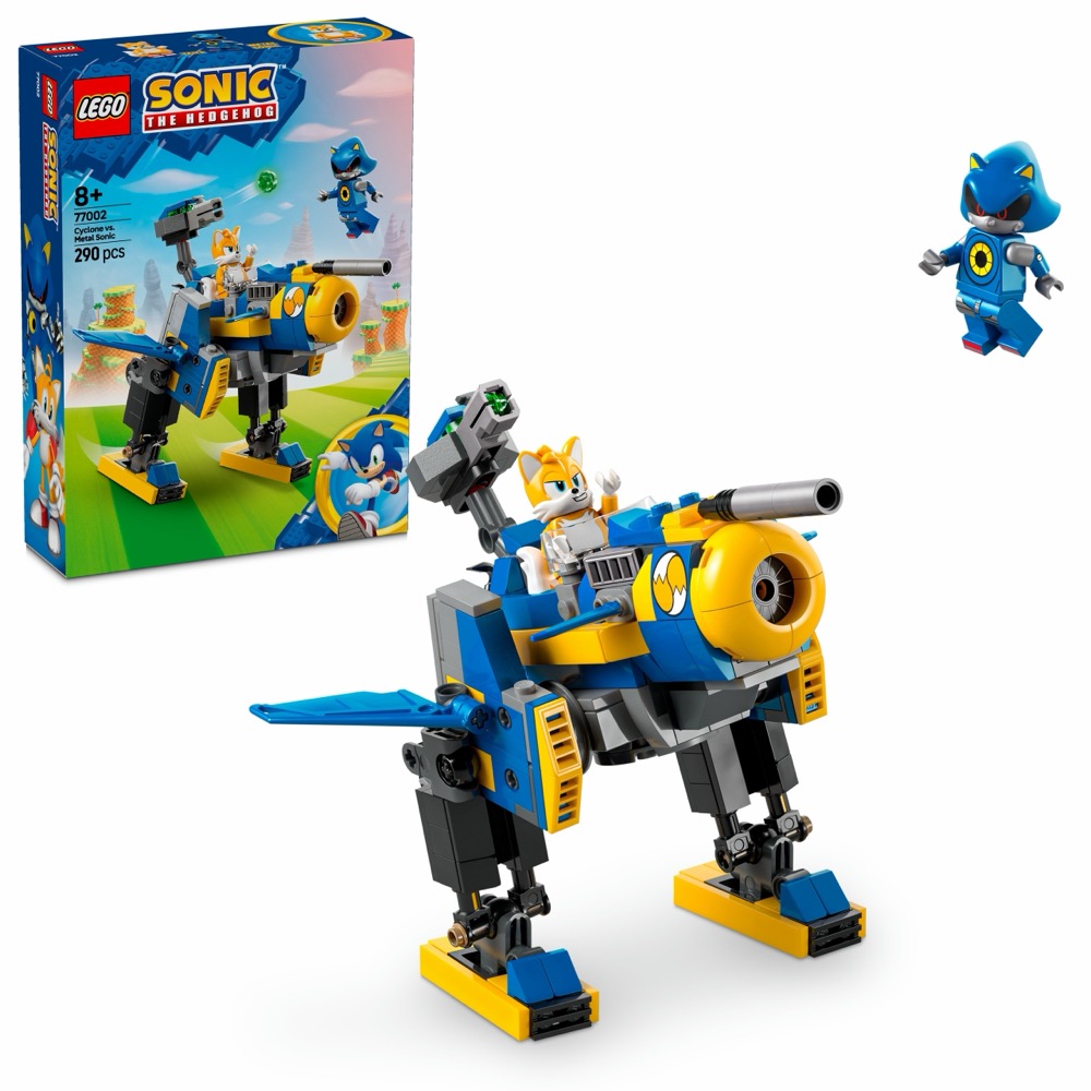 LEGO Sonic the Hedgehog 77002 Cyklon kontra Metal Sonic — oryginalny zestaw klocków LEGO