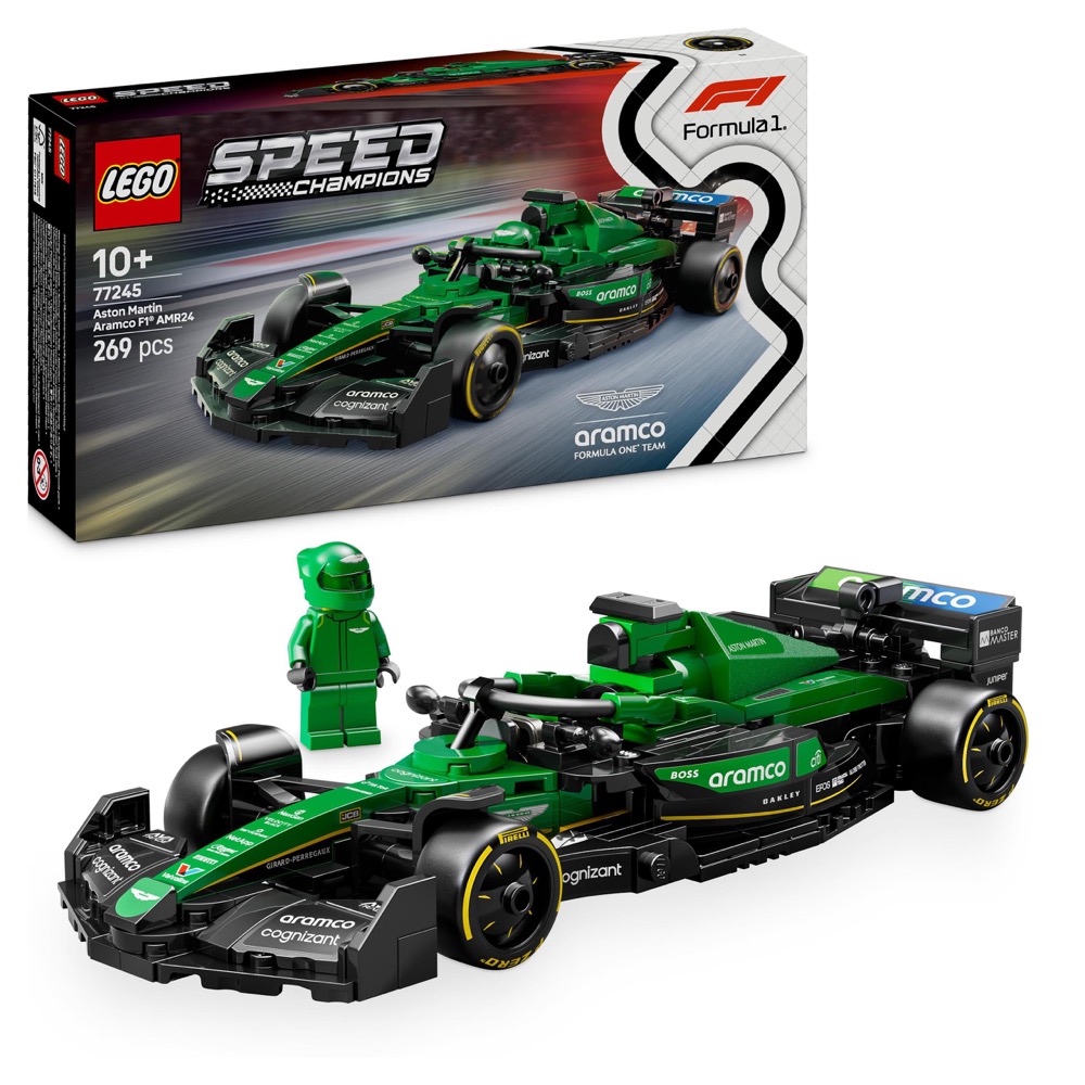 LEGO Speed Champions 77245 Bolid F1 Aston Martin Aramco AMR24 — oryginalny zestaw klocków LEGO