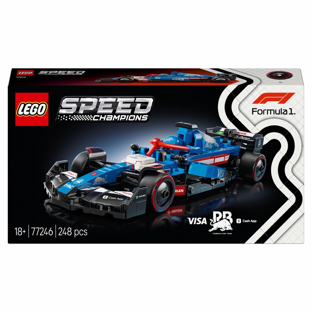 LEGO Speed Champions 77246 Bolid F1 Visa Cash App RB VCARB 01 — oryginalny zestaw klocków LEGO