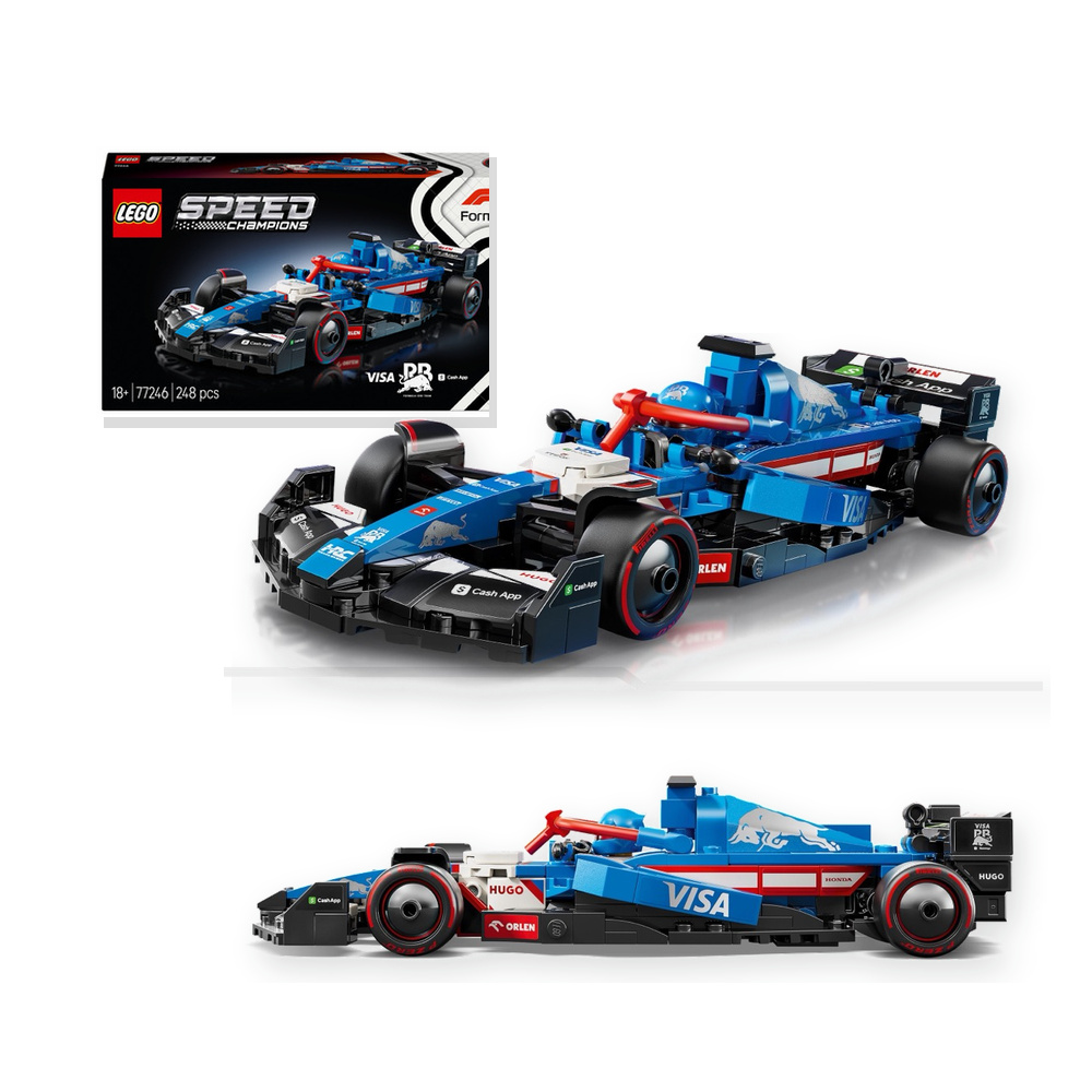 LEGO Speed Champions 77246 Bolid F1 Visa Cash App RB VCARB 01