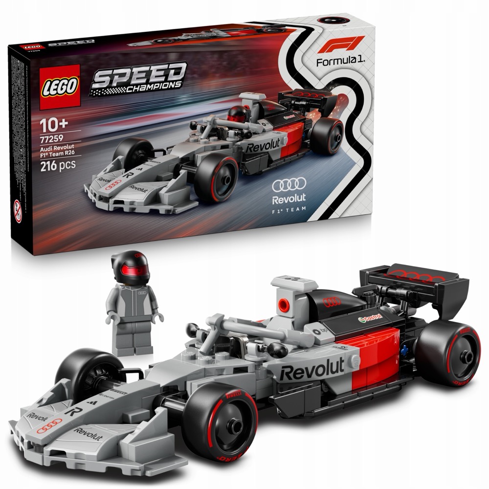 LEGO Speed Champions 77259 Bolid F1 Audi Revolut Team R26 — oryginalny zestaw klocków LEGO