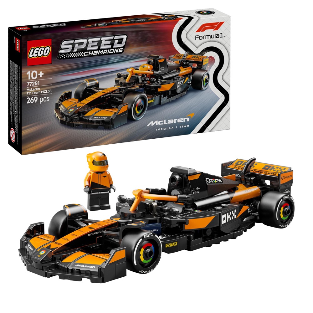 LEGO Speed Champions Bolid F1 McLaren Team MCL38 77251 — oryginalny zestaw klocków LEGO