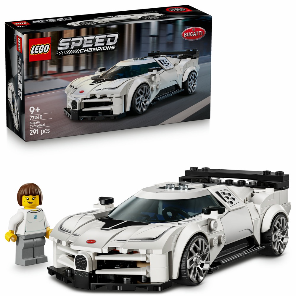 LEGO Speed Champions Hipersamochód Bugatti Centodieci 77240 — oryginalny zestaw klocków LEGO