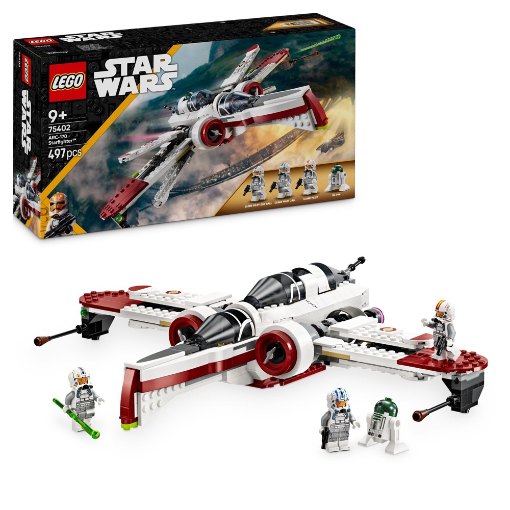LEGO Star Wars 75402 ARC-170 Starfighter — oryginalny zestaw klocków LEGO